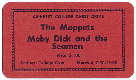 Moppets Ticket Stub